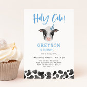 Heilige Kuh Boy 1. Geburtstag Einladung