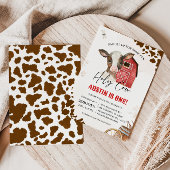 Heilige Kuh Cowboy First Rodeo FARM GEBURTSTAG Einladung