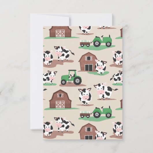 Heilige Kuh danke Ihnen Party (Rückseite)