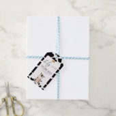 Heilige Kuh danke Moo Sonnenblume Geburtstag Geschenkanhänger (Mit Garn)