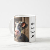 Heilige Kuh, du bist 50! Kaffeetasse (Vorderseite Links)