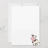 Heilige Kuh! Einladung (Rückseite)