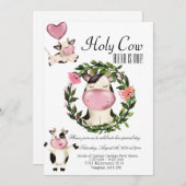Heilige Kuh! Einladung (Vorne/Hinten)