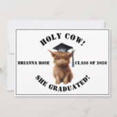 Heilige Kuh! Einladung zum Foto (Vorderseite)