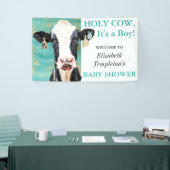 Heilige Kuh Es ist eine junge Babydusche Holstein Banner (Messeveranstaltung)