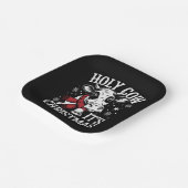 Heilige Kuh Es ist Weihnachten Funny Cow Lover Far Pappteller (Gewinkelt)