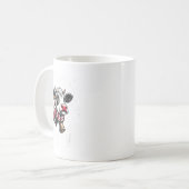 Heilige Kuh Es ist Weihnachten Funny Kuh Lover Far Kaffeetasse (Vorderseite Links)