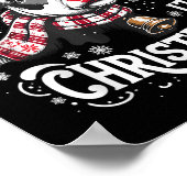 Heilige Kuh Es ist Weihnachten Funny Kuh Lover Far Poster (Ecke)