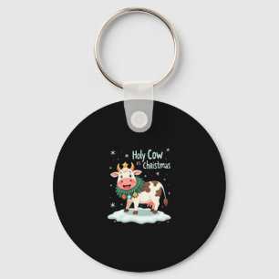 Heilige Kuh Es ist Weihnachten Ich Xmas Kuh T-Shir Schlüsselanhänger