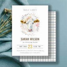 Heilige Kuh Farm Blumenkinder jeden Alters Geburts