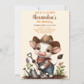 Heilige Kuh Geburtstag Einladung (Vorderseite)