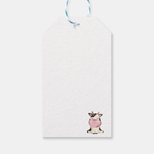 Heilige Kuh! Geschenkanhänger (Rückseite)