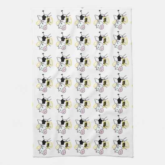 Heilige Kuh Geschirrtuch (Vertikal)