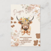 Heilige Kuh Grüne Hochland Kuh Diapper Raffle Begleitkarte (Vorderseite)