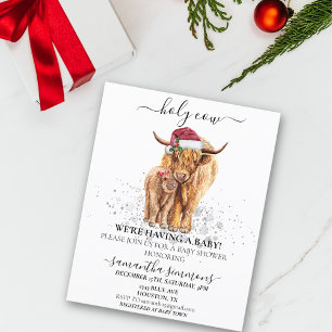 Heilige Kuh Highland Budget Baby Dusche Weihnachte