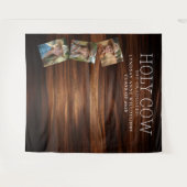 Heilige Kuh! Hintergrund des rustikalen Abschlusse Wandteppich (Vorderseite (Horizontal))