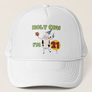 Heilige Kuh Ich bin 21 Geburtstagsgeschenke Truckerkappe