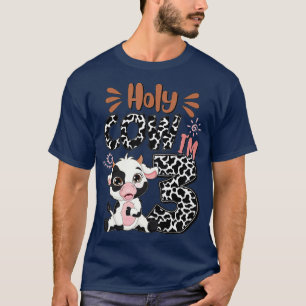 Heilige Kuh Ich bin 3 Geburtstag Junge 3. Kuh Land T-Shirt