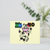 Heilige Kuh Ich bin 40 Hemden und Geschenke Postkarte (Stehend Vorderseite)