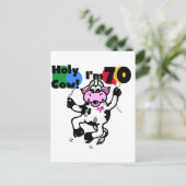Heilige Kuh Ich bin 70 Hemden und Geschenke Postkarte (Stehend Vorderseite)