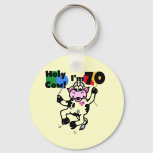 Heilige Kuh Ich bin 70 Hemden und Geschenke Schlüsselanhänger