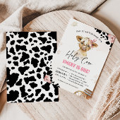 Heilige Kuh Ich bin ein Cowboy Highland Kuh Geburt Einladung