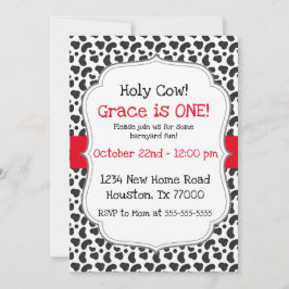 Heilige Kuh Ich bin ein erster Geburtstag Einladung