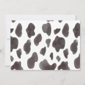 Heilige Kuh ich bin ein Highland-Kuh-Mädchen 1. Ge Einladung (Rückseite)