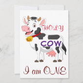 Heilige Kuh Ich bin ein Kind Einladung (Vorderseite)