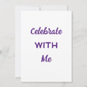 Heilige Kuh Ich bin ein Kind Einladung (Rückseite)