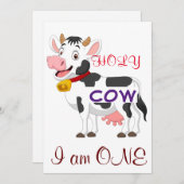 Heilige Kuh Ich bin ein Kind Einladung (Vorne/Hinten)