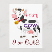 Heilige Kuh Ich bin ein Kind Postkarte (Vorderseite)