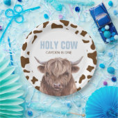 Heilige Kuh Ich bin eine braune Kuh Print Geburtst Pappteller (Party)