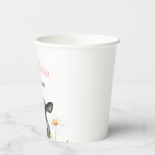 Heilige Kuh, ich bin eine Daisy Pappbecher (Links)