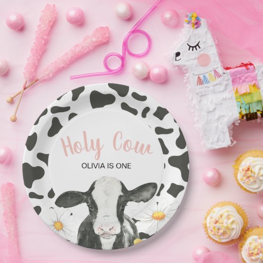 Heilige Kuh, ich bin eine Daisy Pappteller (Party)