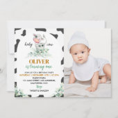 Heilige Kuh Ich bin eine Einladung zum ersten Gebu (Vorderseite)