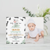 Heilige Kuh Ich bin eine Einladung zum ersten Gebu (Stehend Vorderseite)