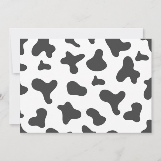 Heilige Kuh Ich bin eine Einladung zum ersten Gebu (Rückseite)