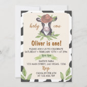 Heilige Kuh Ich bin eine Einladung zum Geburtstag (Vorderseite)