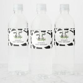 Heilige Kuh Ich bin eine Kuh 1. Geburtstag Party Wasserflaschenetikett