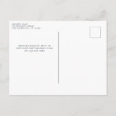 Heilige Kuh ich bin eine Sonnenblumen Farm 1. Gebu Einladungspostkarte (Rückseite)