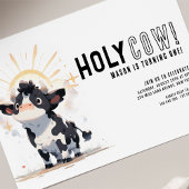 Heilige Kuh, ich bin eines Geburtstages Einladung