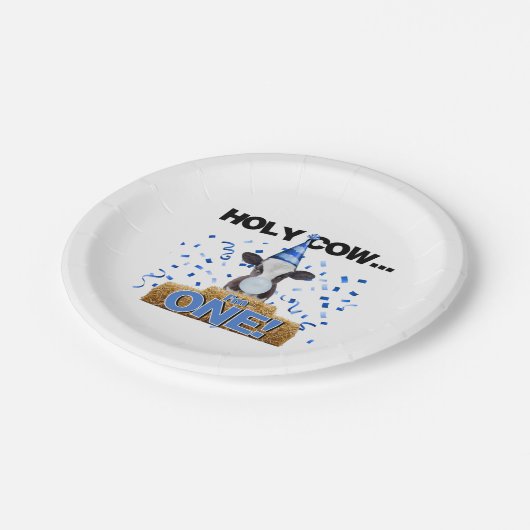 Heilige Kuh, ich bin eins Pappteller (Schrägansicht)