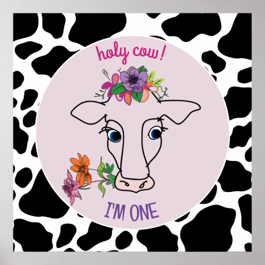 Heilige Kuh, ich bin eins Poster (Vorne)