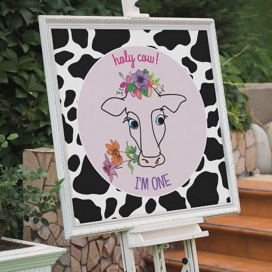 Heilige Kuh, ich bin eins Poster