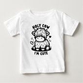Heilige Kuh Ich bin Niedlich für Baby Bliss Baby T-shirt (Vorderseite)