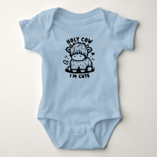 Heilige Kuh Ich bin Niedlich für Baby Bliss Strampler