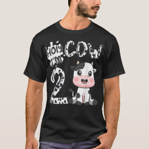Heilige Kuh Im 2. Geburtstag 2. Jahr alte Landtier T-Shirt