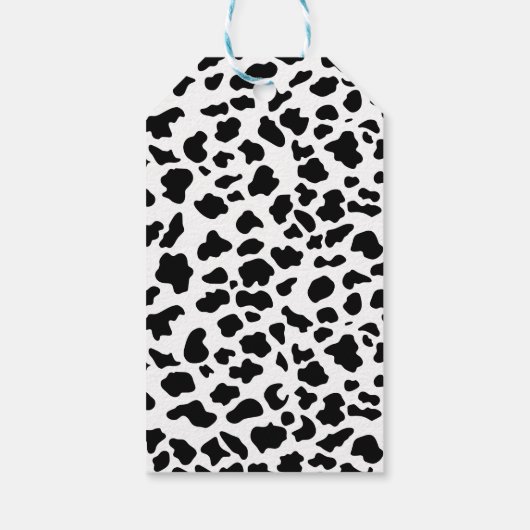 Heilige Kuh Karikaturen Ich bin ein Cowgirl 1. Geb Geschenkanhänger (Rückseite)