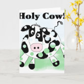 Heilige Kuh Karte (Gelbe Blume)